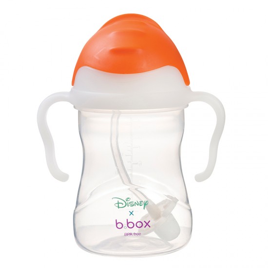 bbox disney系列儿童吸管杯 宝宝重力球防漏饮水杯240ml迪士尼版  雪宝款Olaf
